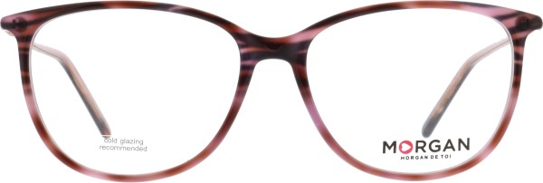Modische Brille aus Kunststoff für Damen von der Marke Morgan in rosa braun