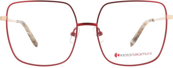 Große Retrobrille für Damen von der Marke Kiotonakamura in der Farbe rot