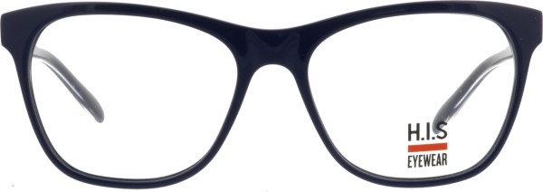 Modische Damenbrille in einem dunklen blau von der Marke HIS