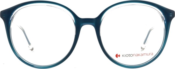 Besondere Brille für Damen von der Marke Kiotonakamura in blau