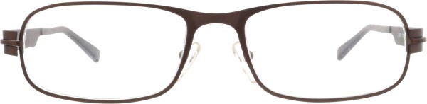 Stylisch, unauffällige Herrenbrille aus Metall in der Farbe braun