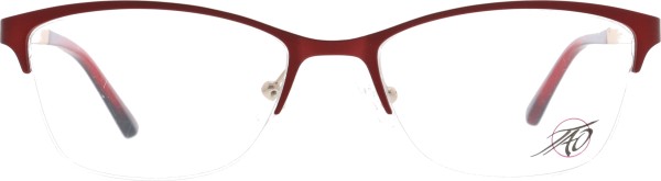 Elegante Damenbrille aus Metall in der Farbe rot von der Marke Tao
