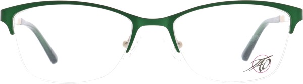 Elegante Damenbrille aus Metall in der Farbe grün von der Marke Tao