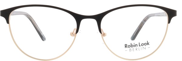 Elegante Damenbrille aus der Robin Look Kollektion aus Metall in schwarz gold