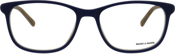 Moderne Kunststoffbrille für Damen und Herren in einem schönen Blauton