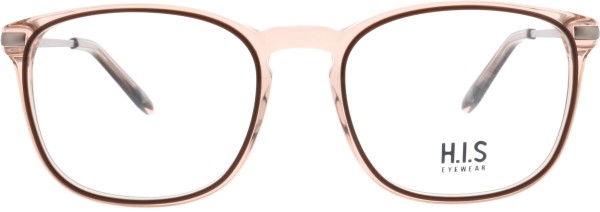 Tolle klassische Brille für Damen von der Marke HIS in rosa transparent