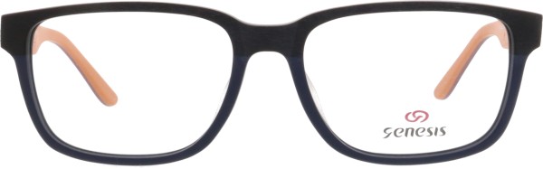 Farbenfrohe Brille für Damen und Herren von der Marke Genesis in den Farben blau schwarz und braun