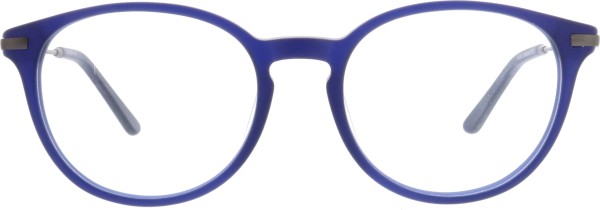 Hübsche Brille von der Marke Sunoptic in einem Blauton für Damen und Herren geeignet