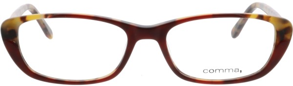 hübsche Comma Retro Damenbrille in havanna weinrot 70002