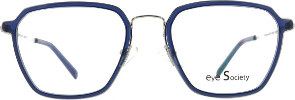 Coole trendige Kunststoffbrille für Damen in der Farbe blau