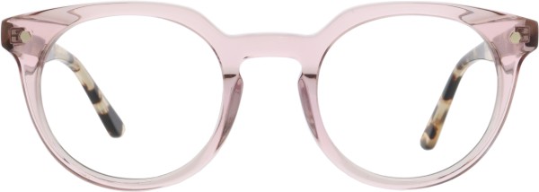 Poppig transparente Kunststoffbrille von der Marke In Style für Damen in der Farbe rosa