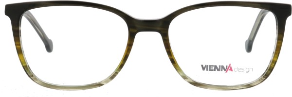 schicke Unisex Kunststoffbrille aus dem Hause Vienna in schwarz braun 009-5