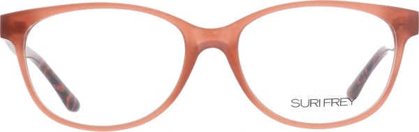 Modische Kunststoffbrille für Damen von der Marke Suri Frey in der Farbe rosa