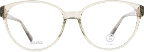 Wunderschöne klassische Kunststoffbrille für Damen von der Marke Bogner in grau