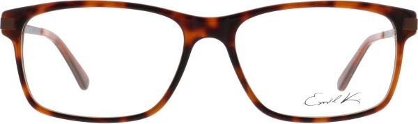 Moderne Kunststoffbrille für Damen und Herren in der Farbe braun