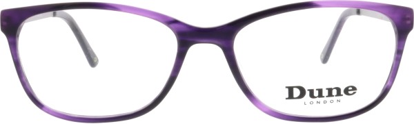Tollen Damenbrille von der Marke Dune London in einem kräftigen Lilaton
