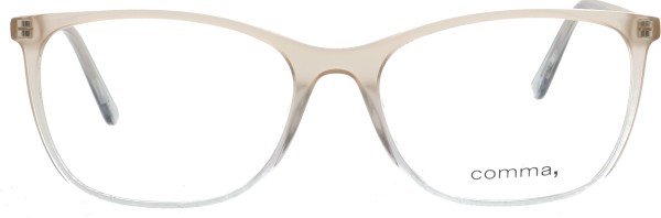 Wunderschöne schlichte Damenbrille von der Marke Comma in den Farben grau transparent