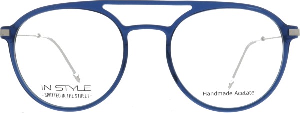 Modische Brille von der Marke In Style für Damen und Herren in der Farbe blau