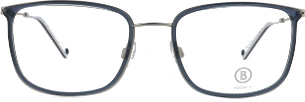 Coole rechteckige Kunststoffbrille von der Marke Bogner für Herren und Damen in blau