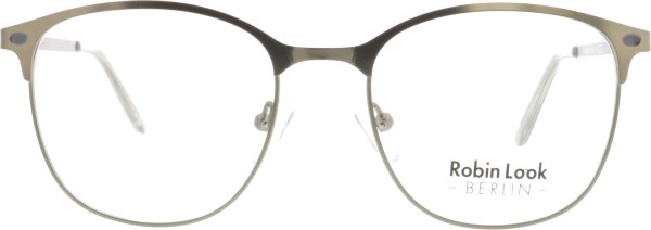 Schöne große Brille für Damen von der Marke Robin Look in der Farbe oliv