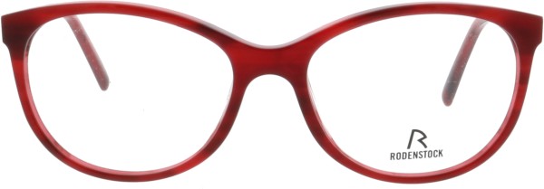 wunderschöne Damenbrille von Rodenstock in einem transparenten rot 5323