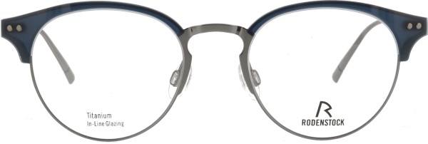 Wunderschöne ovale Damenbrille von Rodenstock in den Farben silber athrazit