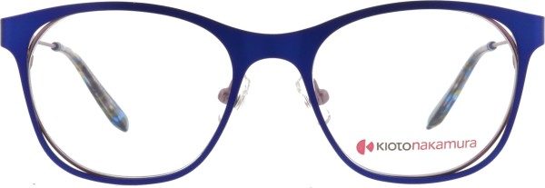 Besondere Brille für Damen von der Marke Kiotonakamura in der Farbe blau