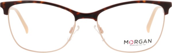 Tolle Retro Brille von Morgan für Damen in der Farbe havanna beige 