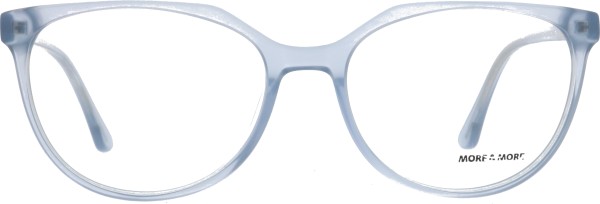 Wunderschöne klassische Kunststoffbrille für Damen in der Farbe eisblau von More&More