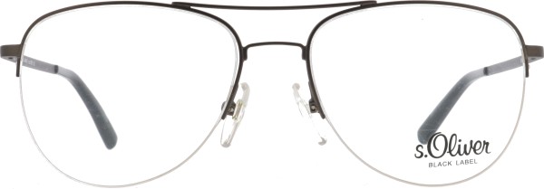 Stylische Herrenbrille von s.Oliver in einer Pilotenform in der Farbe grau