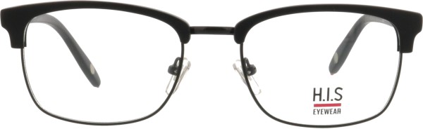 Trendige Brille von der Marke HIS für Damen und Herren in schwarz