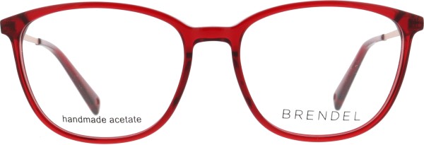Elegante auffällige Kunststoffbrille für Damen von der Marke Brendel in der Farbe rot