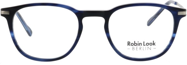 Kleine Kunststoffbrille aus der Robin Look Kollektion für Damen und Herren in der Farbe tiefblau