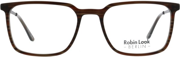Schöne große Kunststoffbrille für Herren in der Farbe braun aus der Robin Look Kollektion 