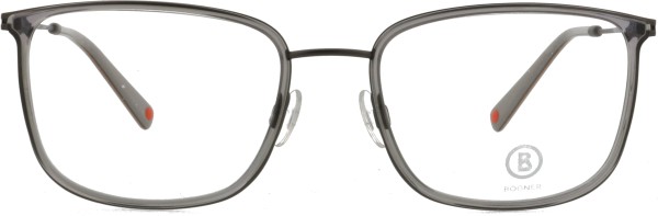 Coole rechteckige Kunststoffbrille von der Marke Bogner für Herren in grau